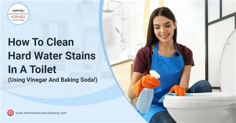 How To Clean Hard Water Stains In A Toilet (Using Vinegar And Baking ...