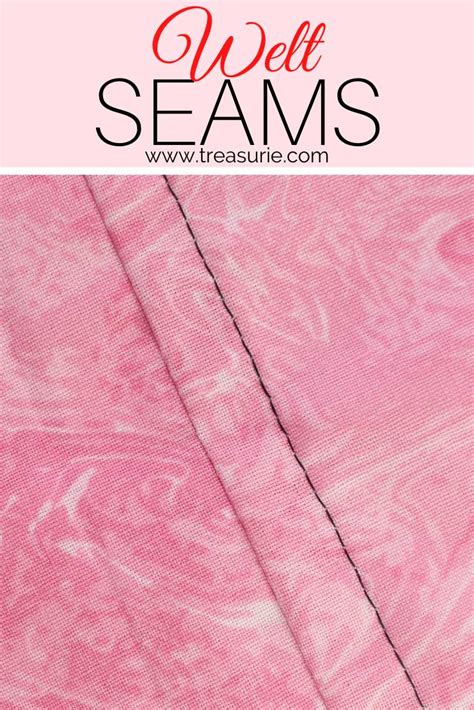 Welt Seam - Easy Tutorial for Strong Seams | TREASURIE