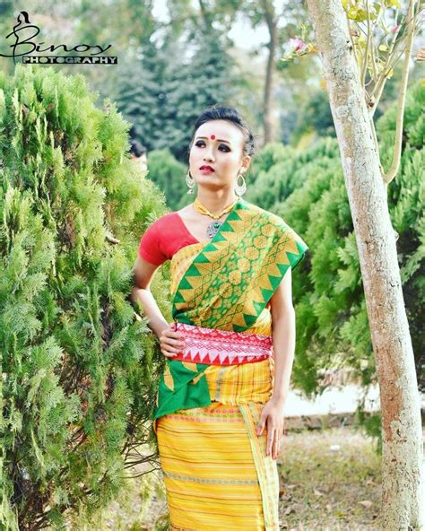 Bodo Traditional Dress Dokhona | Traditional dresses, Style, Dresses