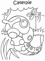 Pokemon Caterpie coloring Pages  Free Printable sketch template