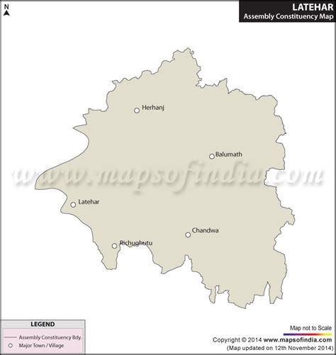 Latehar Assembly (Vidhan Sabha) Constituency Map and Election Results