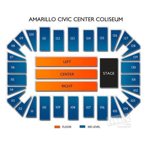 Amarillo Civic Center Seating Chart - Center Seating Chart