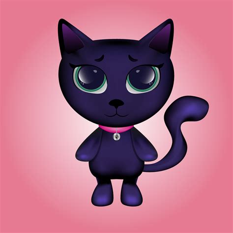 black cat vector png 20853656 Vector Art at Vecteezy