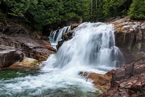 Lower Falls at Golden Ears Park Photograph by Michael Russell - Pixels