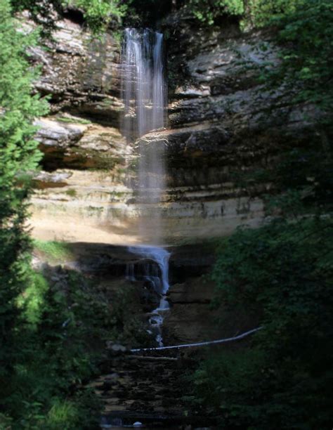 Munising Falls Michigan Photograph by Dan Sproul