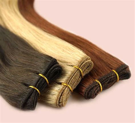 Weft Hair Extensions - 20" Indian Remy 60 grams - Foxy Hair Extensions