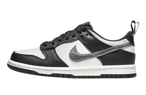 Nike Dunk Low GS White Black Metallic DH9764-001 - KicksOnFire.com