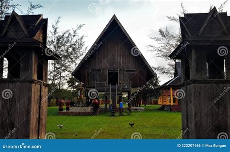 Rumah Betang is a Traditional House in Kalimantan Which is the Residence of the Dayak Tribe ...