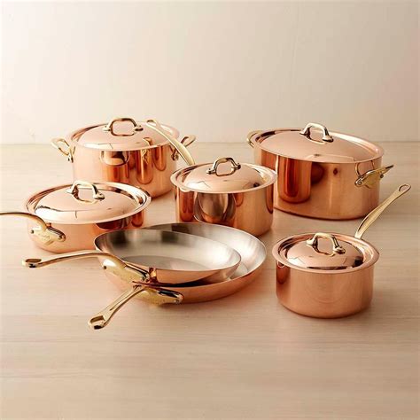 Mauviel Copper 12-Piece Cookware Set | Williams Sonoma AU