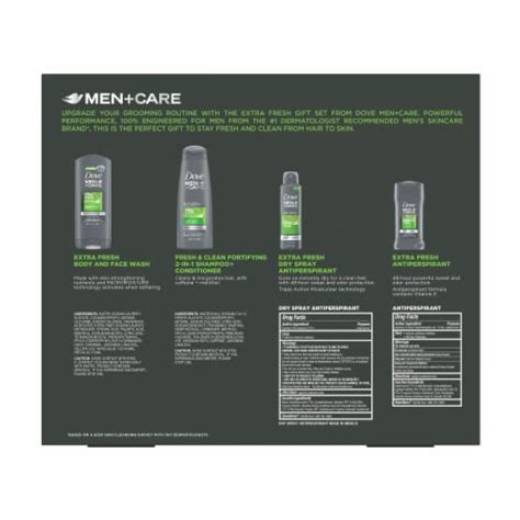 Dove Men+Care Extra Fresh Gift Set, 1 ct - Kroger