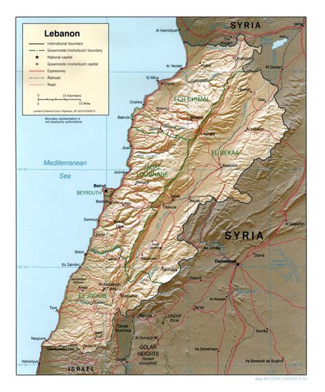 Lebanon Maps - Perry-Castañeda Map Collection - UT Library Online