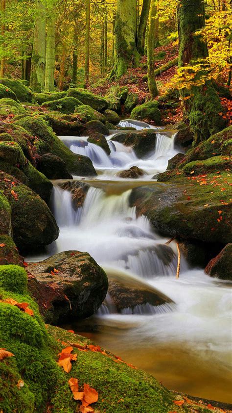 Waterfall nature mobile wallpaper - HD Mobile Walls