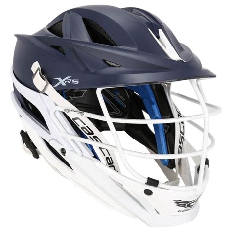 Cascade XRS Youth Matte Navy Lacrosse Helmet White Cage