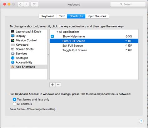 Mac Os X Keyboard Shortcut For Full Screen - stronghoff