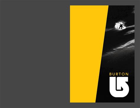 Burton Snowboards Capabilities Brochure on Behance