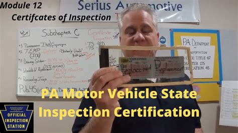 How to replace safety inspection sticker! PA Motor Vehicle State Inspection Training. - YouTube