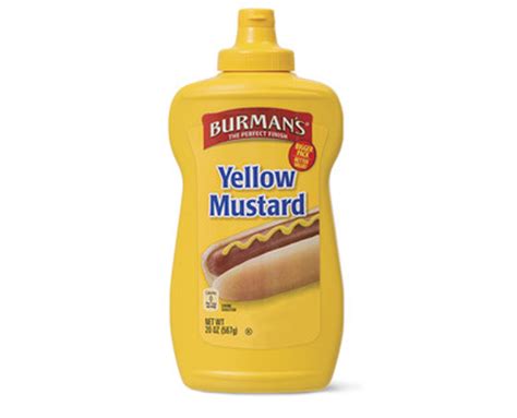 ALDI US - Burman’s Yellow Mustard