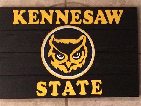 Kennesaw State University sign | Sign company, Kennesaw state university, Kennesaw state