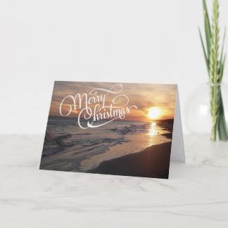 Beach Christmas Cards - Greeting & Photo Cards | Zazzle