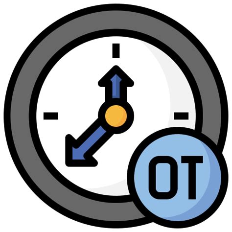 Overtime - Free time and date icons