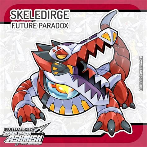 [OC] Skeledirge Future Paradox : r/pokemon