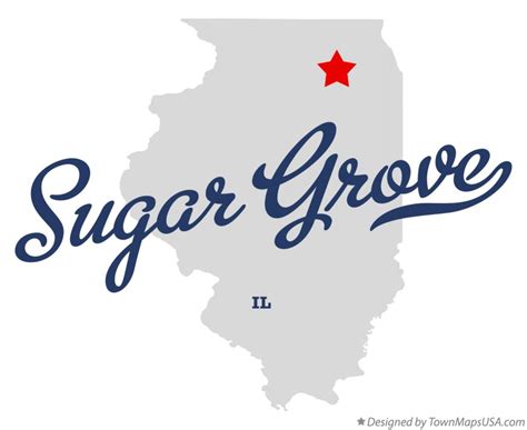 Map of Sugar Grove, IL, Illinois