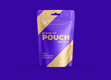 Free Sauce Stand-up Pouch Mockup PSD - Good Mockups