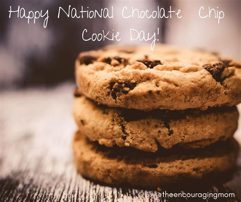 Happy National Chocolate Chip Cookie Day! | The Encouraging Mom Blog