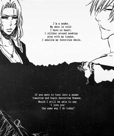 Gin Ichimaru x Rangiku Mataumoto #bleach #ginran | Bleach quotes ...