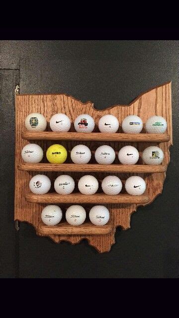 Golf Ball Display | Golf ball display case, Golf ball crafts, Golf ball