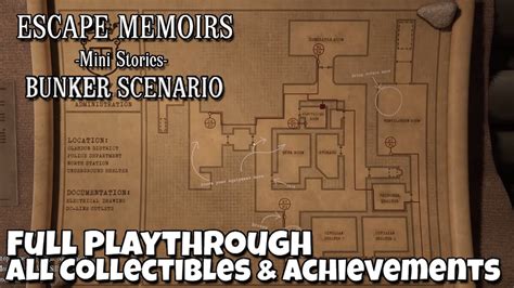 Escape Memoirs: Mini Stories | Bunker Scenario | Full Playthrough | All Collectibles ...