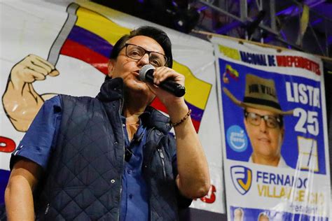 Ecuador declares state of emergency following assassination of presidential candidate promoting ...