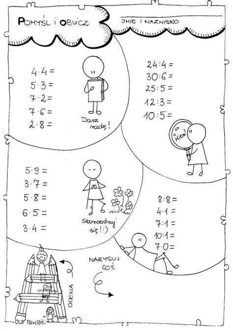 Sprawdzian Z Matematyki Klasa 2 Podstawowa Mnozenie I Dzielenie - Wiedza 1