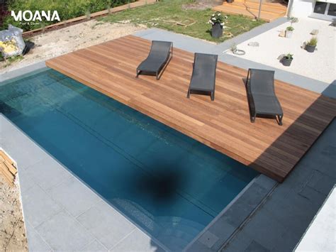 Pooldeck Terrasse die begehbare Schwimmbadabdeckung | Suelos para ...