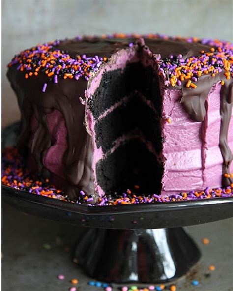 Black Velvet Halloween Cake Recipe | The Feedfeed