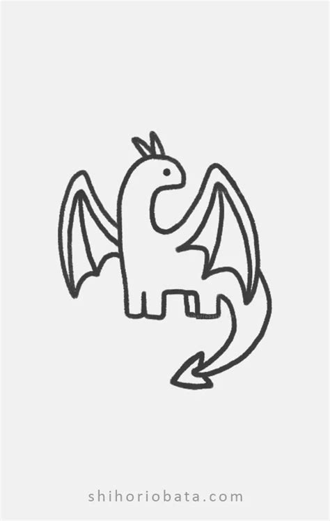 How to Draw a Dragon: 15 Easy Dragon Drawing Ideas in 2023 | Easy ...