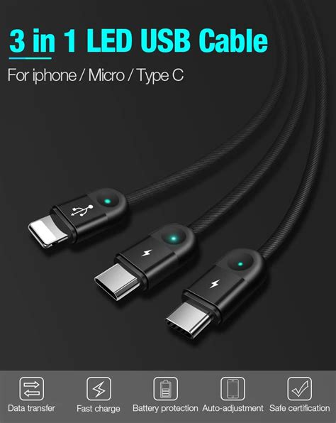 3in1 Multiple Cable