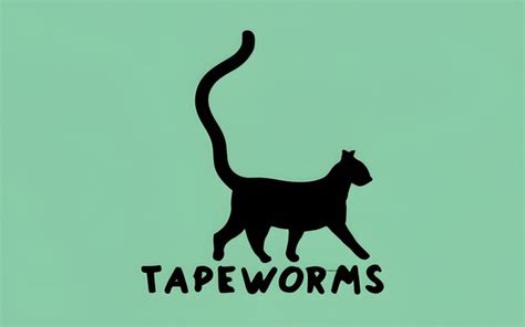 Premium AI Image | Tapeworms in cats