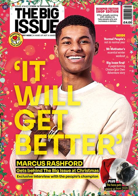 Marcus Rashford's reveals his big plans for 2021 - Big Issue