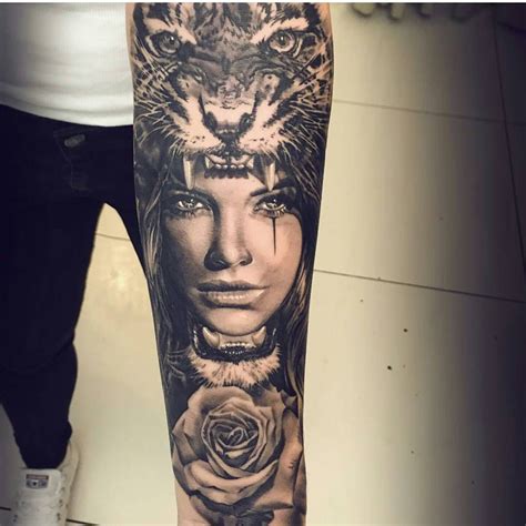 Head Tattoos, Wolf Tattoos, Forearm Tattoos, Body Art Tattoos, Portrait ...