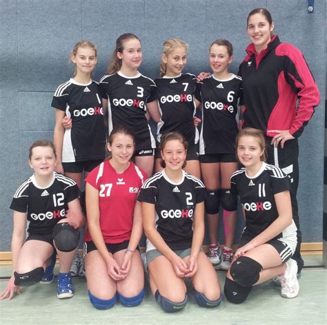 U14-Volleyball-Mädchen des TV Hörde bei Westdeutscher Meisterschaft - Dortmund-Süd