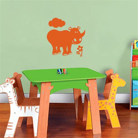 Baby Animal Safari - Rhino - Oh Divine wall decal – Oh Divine Online Shop for Kids and Babies