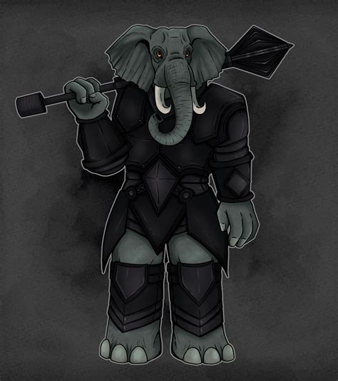 [ART] Loxodon Commission : r/DnD