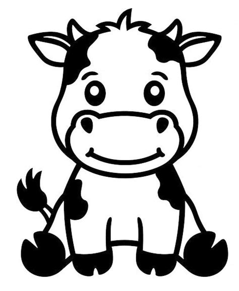 Cartoon Cow, Baby Cartoon, Cake Stencil, Stencils, Cow Drawing Easy, Images Of Cows, Farm ...