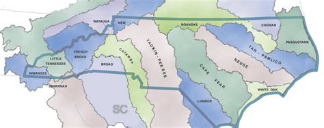 Map of NC River Basins