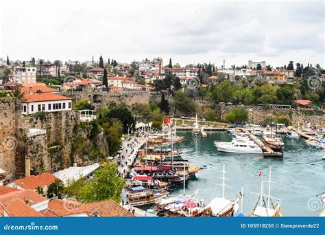 Old Town of Antalya, Turkey Editorial Image - Image of blue, historic: 105918255