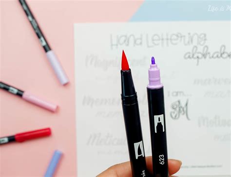 The Absolute 4 Best Hand Lettering Brush Pens for All Beginners!