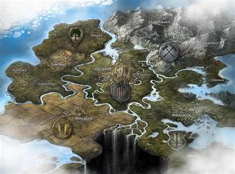 Fantasy Game Map by jbrown67 on DeviantArt