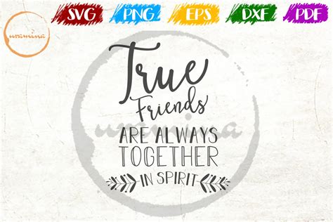 True Friends Are Always Together Graphic by Uramina · Creative Fabrica