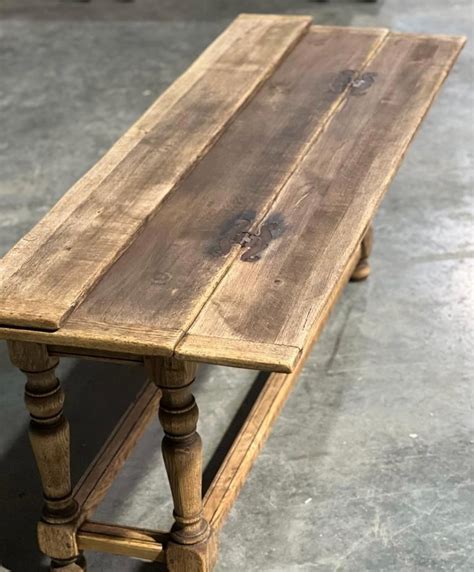 French Bleached Oak Folding Farmhouse Dining Table For Sale at 1stDibs ...